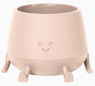 Горшок Мистер Грин 0,6лит Пудровый