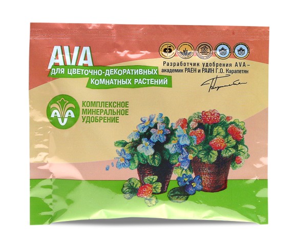 Удобрение АВА AVA Цветочно-Декоративн растения 30гр (1уп/50шт)