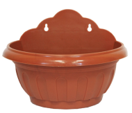 Горшок настенный Ирис 3лит Терракот с поддоном