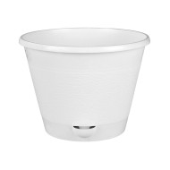 Горшок Мадера 5лит Белый с поддоном М-1519/ БАШ