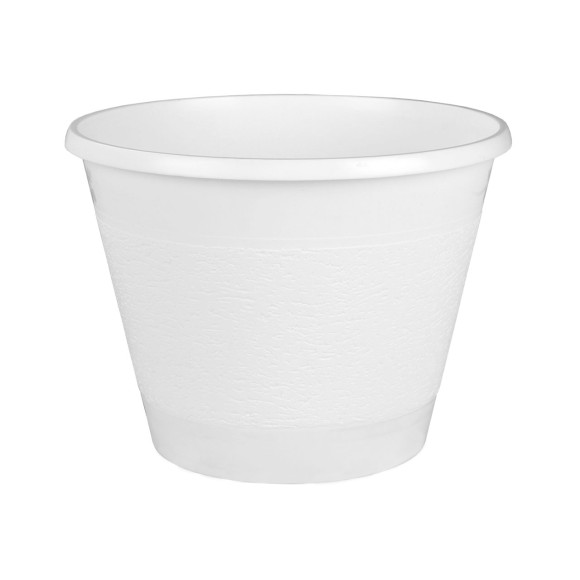 Горшок Мадера 5лит Белый с поддоном М-1519/ БАШ