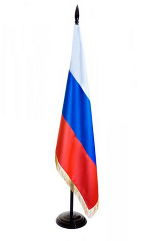 Флаг Российский 90*150см Двухсторонний с бахромой Флаг Российский 90*150см Двухсторонний с бахромой