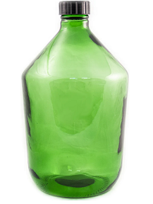 Бутыль стекло 10лит Зелёный с Крышкой Арт-БК58 (1уп/2шт) СКЛАД