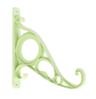 Крючок для подвесных кашпо настен пластик Салатовый 20см