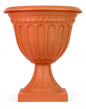 Горшок вазон на высокой ножке Олимпия 12лит Коричневый М-9069