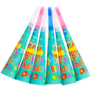 Язычок-дудка С Днём рождения 6шт Арт-3911094