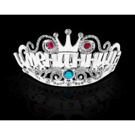 Диадема на гребешке Именинница серебро 755097 7*5*5,2