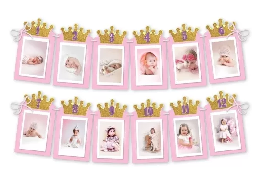 Гирлянда Первый годик на ленте 2,5-3м Арт-0600415