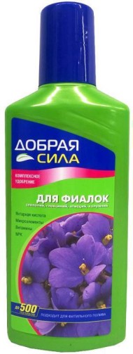Удобрение Добрая сила Фиалок Бегоний 250мл (1уп/24шт) min 5шт Удобрение Добрая сила Фиалок Бегоний 250мл (1уп/24шт) min 5шт