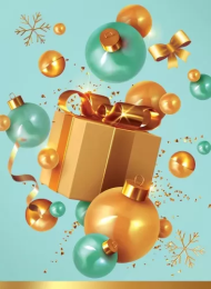 Конверт Под Сертификат Новогодний Арт-9201711 (1уп/10шт)