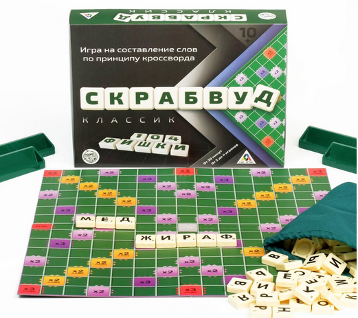 Игра Скрабвуд Классик на составление слов Арт-1012949