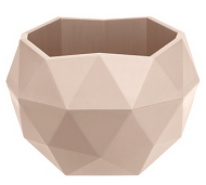 Горшок Топаз 2,5лит Пудровый Арт-9128 (с дренажной системой)