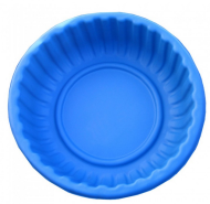 Клумба пластиковая Круглая Синяя 99*99*30см