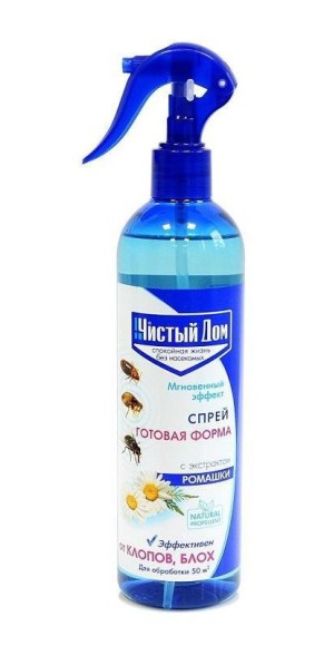 Чистый Дом Спрей от Клопов Блох 400мл (1/24шт)