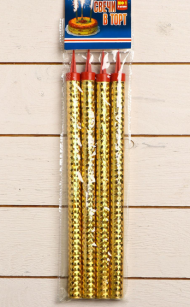 Свеча Фонтаны 25см*4шт Арт-4090306 Набор