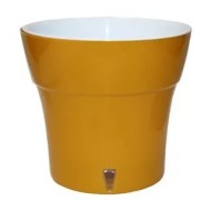 Горшок Santino Дали 5лит Карамель-Белый (с дренажной системой)