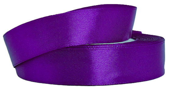 Лента Атласная 20мм*25ярд Фиолетовая Лента Атласная 20мм*25ярд Фиолетовая