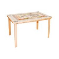 Стол пластиковый Верона Прямоугольн 1200*850*750мм Бежев М-3092