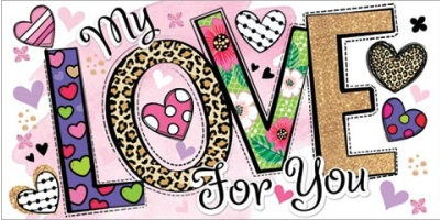 Конверт для денег My Love for you Арт-2-16-14019