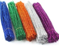 Проволока Махровая Блеск 30см*0,5мм 1/уп 100шт Цена за упаковку