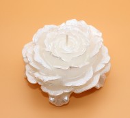 Свеча Роза Белая Ароматизировнная 2136