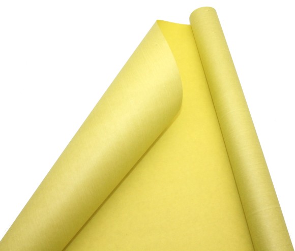 Бумага матовая двусторонняя Салатовая-Желтая 70см*10м