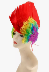 Парик Эрокез цветной