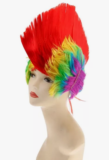 Парик Эрокез цветной