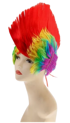 Парик Эрокез цветной