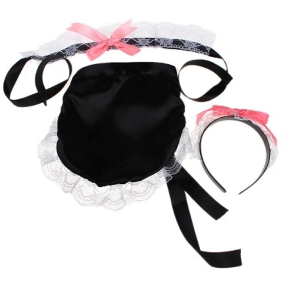 Костюм горничной 3 в1 черный 321593