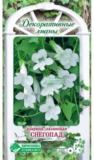 Цветы Азарина Снегопад ЦВ/П (ЕС) 5шт однолетник до 3м