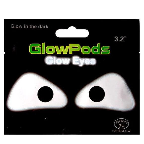 Наклейка Глаза Злые светящаяся Арт-6230726