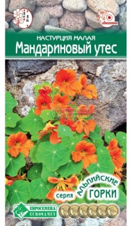 Цветы Настурция Мандариновый утёс ЦВ/П (ЕС) 1гр однолетник 25см