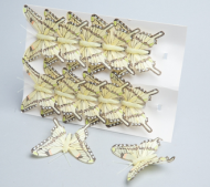 Бабочка на прищепке 80мм Aрт-282809 (1уп/12шт) Цена за штуку