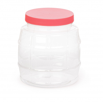 Банка пластиковая Бочонок 2лит М-690 БАШ