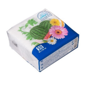 Салфетки бумажные Арбуз/Вишня 24*24см 50шт Арт-04997/35099