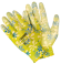 Перчатки прорезиненные Женские Гламур Цветные (1уп/1пара) Арт-PSV053P