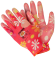 Перчатки прорезиненные Женские Гламур Цветные (1уп/1пара) Арт-PSV053P