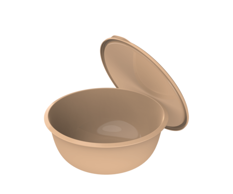 Набор мисок Шарм №-4 Какао 4шт (1,3лит/2,3лит/3,7лит/5,6лит)