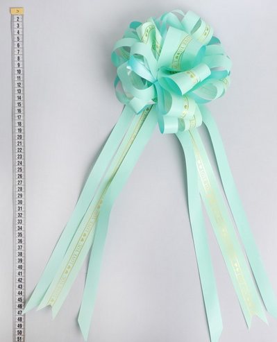 Бант Шар 6см Бирюзовый Арт-4521096