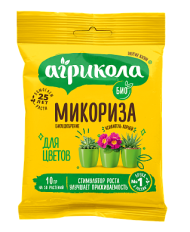 Удобрение Агрикола порошок Микориза для Цветов 10гр (1уп/100шт)