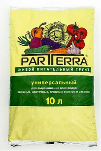 Грунт PARTERRA Универсальный 10лит (1уп/6шт) Нов-Агро