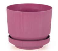 Горшок Хит 9лит Вишня с поддоном