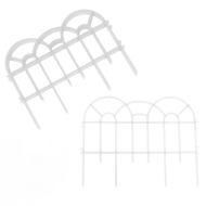 Заборчик пластиковый Аркада ажурный Белый 44*37см (7секций)