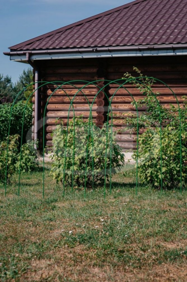 Дуги парниковые трубки в ПВХ 4,0мет Набор 6шт (D-10мм) В-170см/Ш-100см Дуги парниковые трубки в ПВХ 4,0мет Набор 6шт (D-10мм) В-170см/Ш-100см