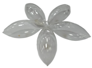 Ваза стеклянная Н-6см WX610-3