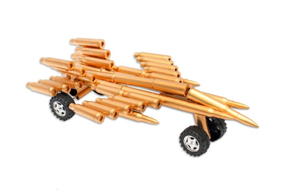 Самолёт из гильз макси Арт-1955