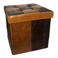 Пуфик Двухцветный с местом для хранения (44см*44см*44см)