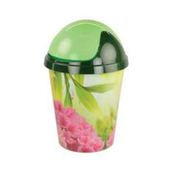 Контейнер для мусора 10лит Азалия Зелёный М-1760 (БАШ)