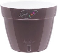 Горшок Santino Asti 9лит Шаде-Белый (с дренажной системой)